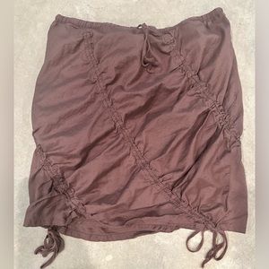 Athleta size M women’s cotton brown skirt